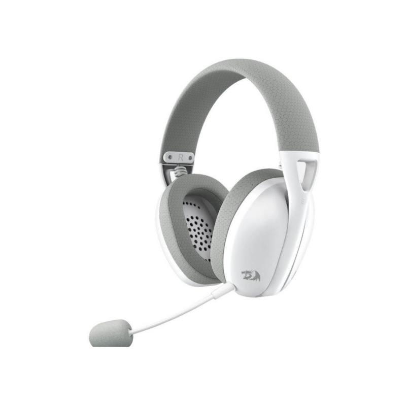 Auriculares gamer inalámbricos Redragon H848 Ire Pro Blanco/Gris Mobile Legends