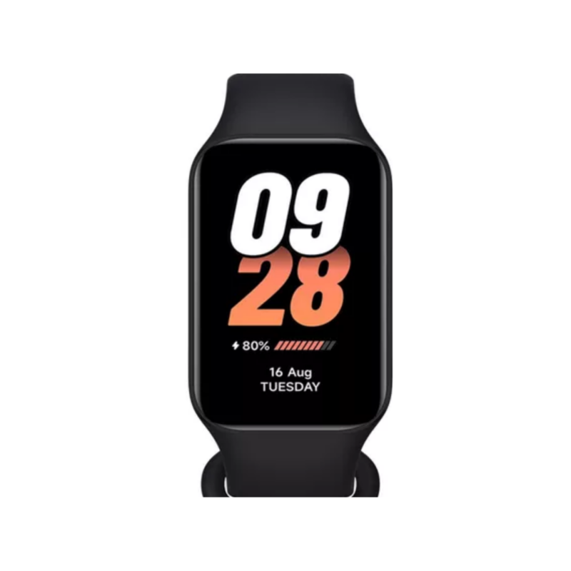 Xiaomi Smart Band 8 Active - Black Caja Negro Malla Negro Bisel Negro Diseño de la malla Sport