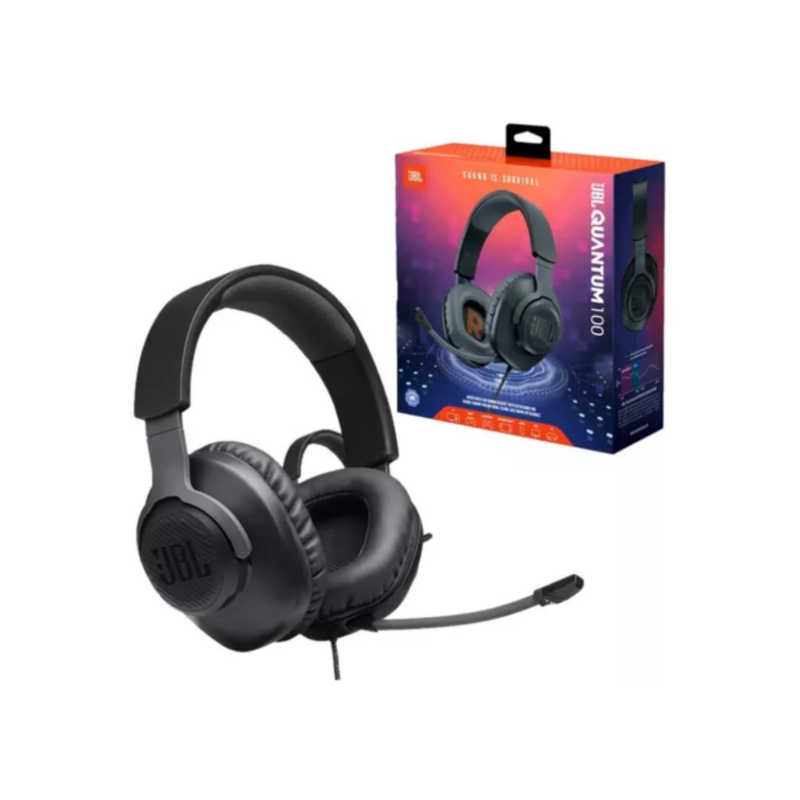 Auriculares Gamer Jbl Quantum 100 Negro