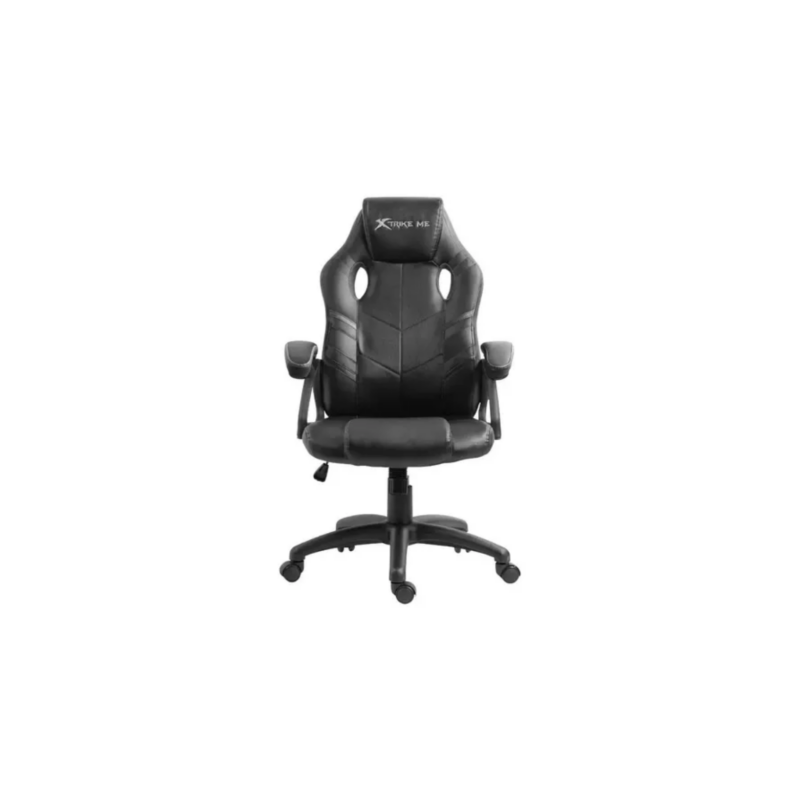 Silla De Escritorio Gamer Xtrike Me Gc-803-bk Ergonomica Color Negro Material del tapizado Cuero sintético