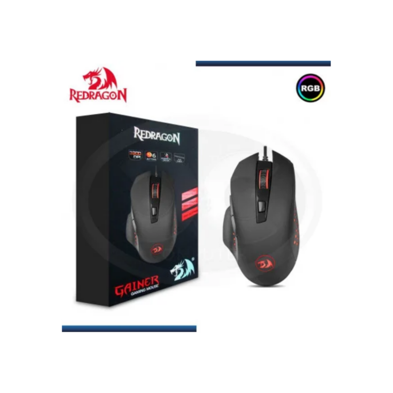 Mouse gamer de juego Redragon Gainer