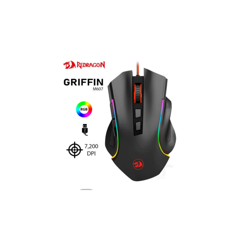 Mouse Gamer Redragon Griffin M607 Rgb