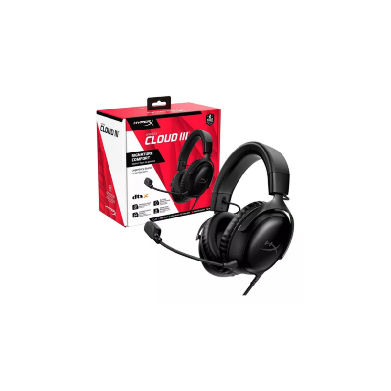 Auriculares Con Cable Hyperx Cloud Stinger Core 2 Gamer Color Negro Luz NA