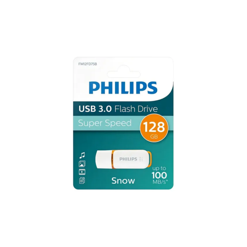 Pendrive Philips 128 Gb Alta Velocidad Edición Nieve Usb 3.0